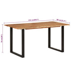 Eettafel Massief Acaciahout