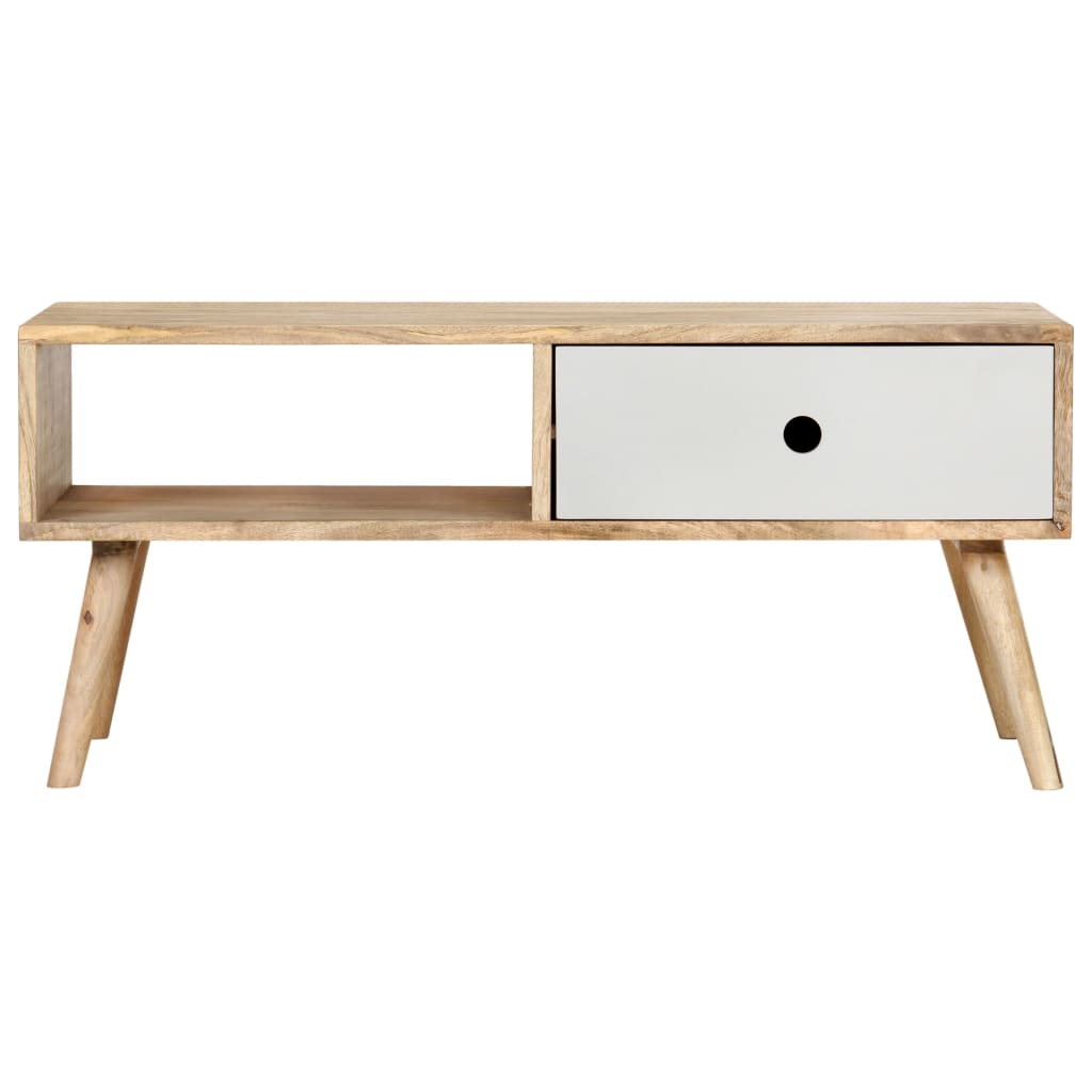 Salontafel 90X50X40 Cm Massief Mangohout