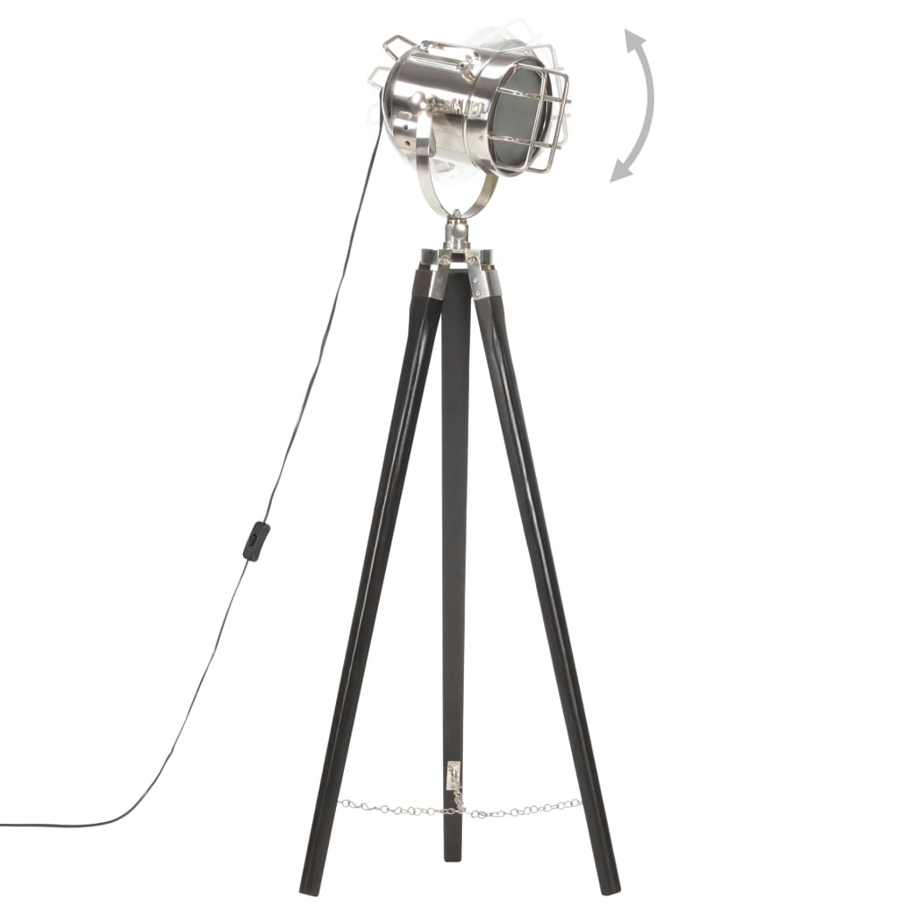 Vloerlamp Driepoot 97 Cm Massief Mangohout