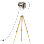 Vloerlamp Driepoot 140 Cm Massief Mangohout