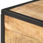 Salontafel 70X50X33 Cm Massief Mangohout