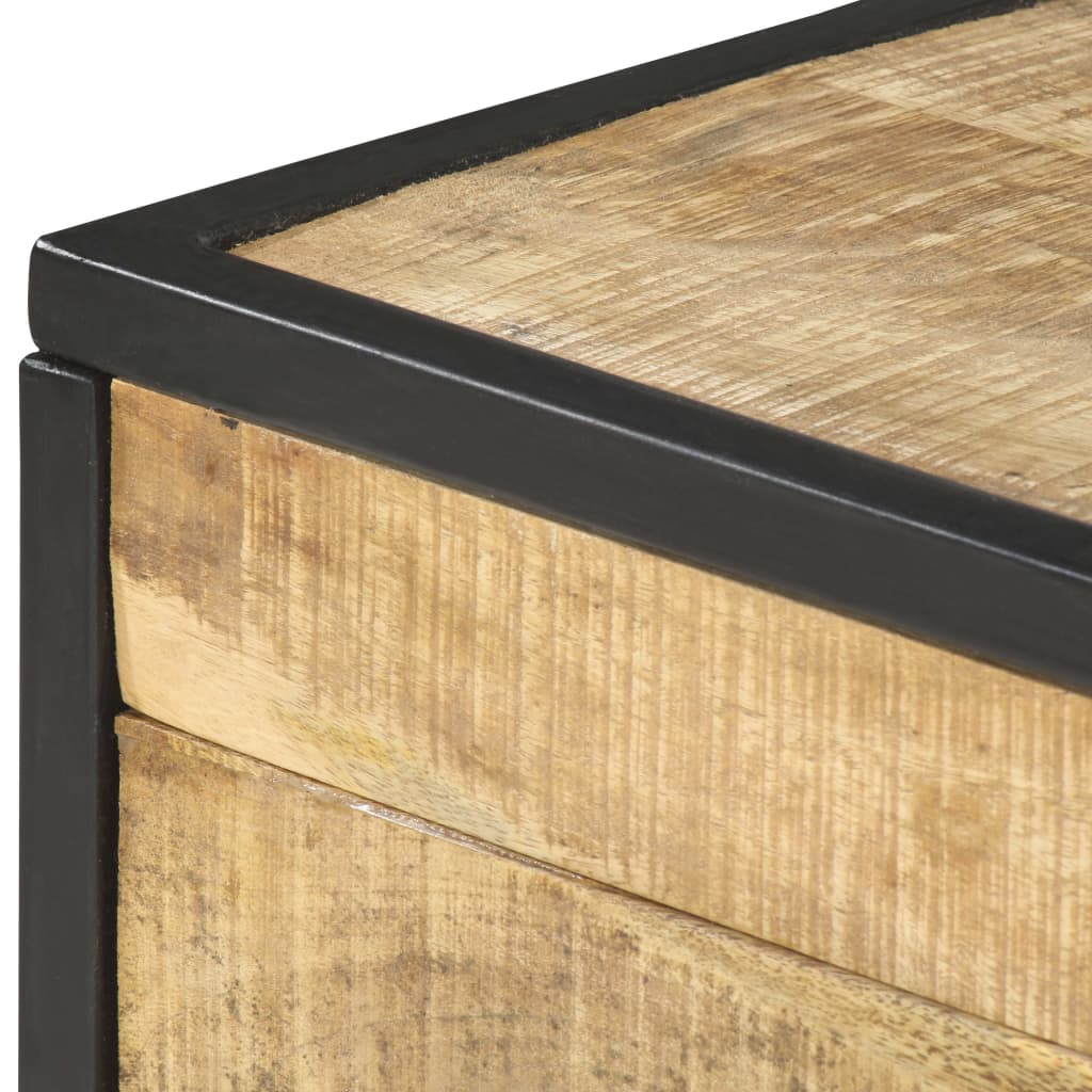 Salontafel 70X50X33 Cm Massief Mangohout