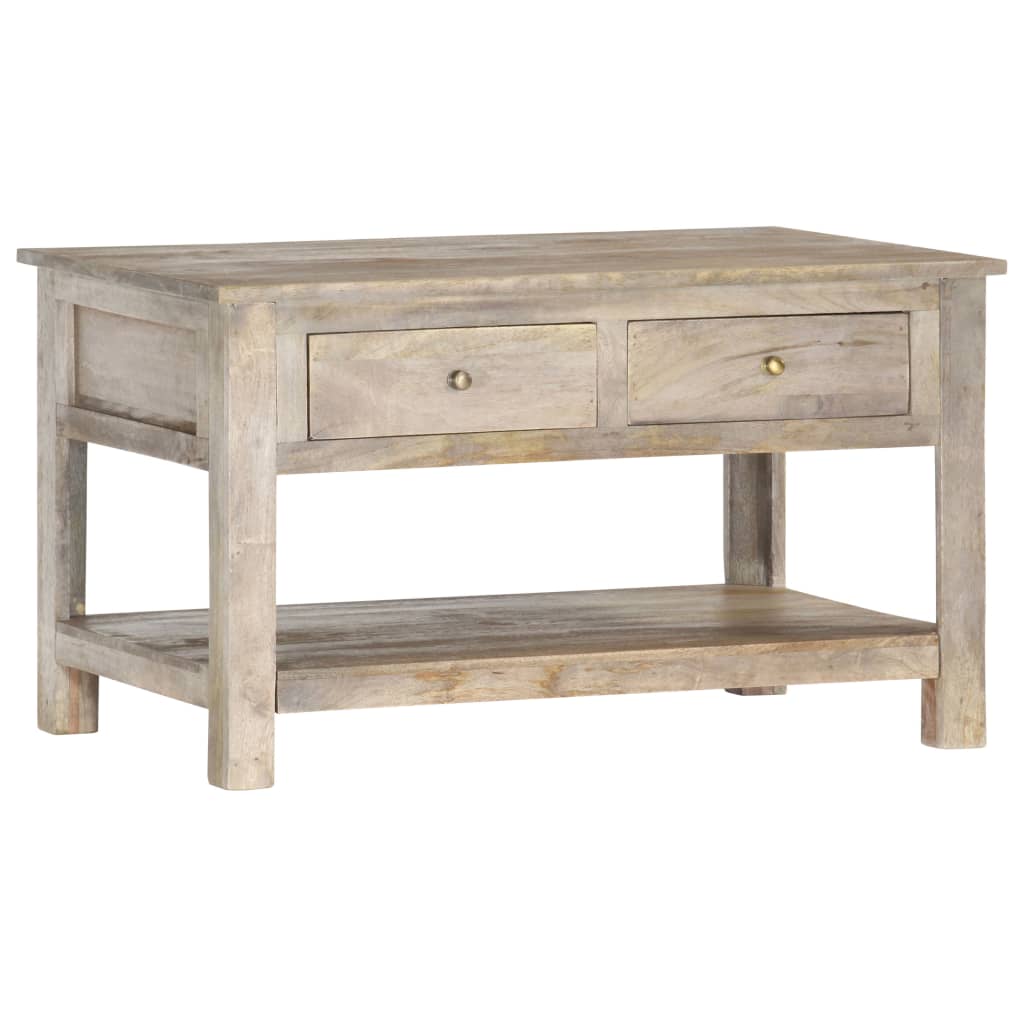 Salontafel 82X52X47 Cm Massief Mangohout