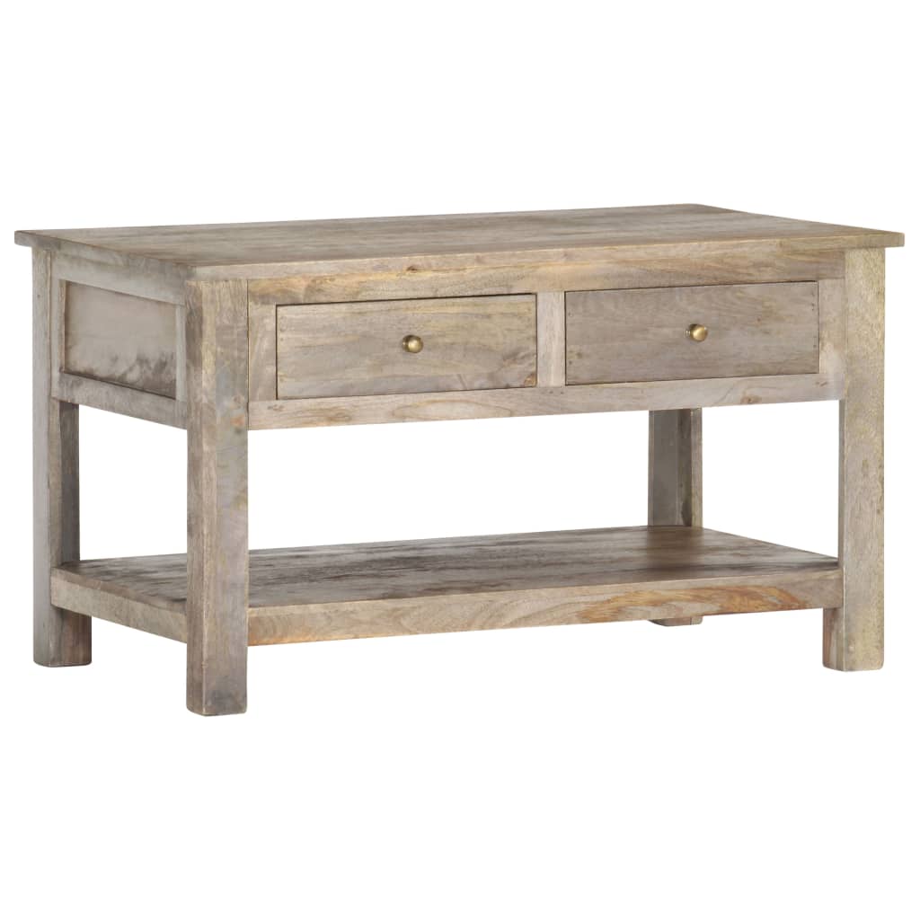 Salontafel 82X52X47 Cm Massief Mangohout