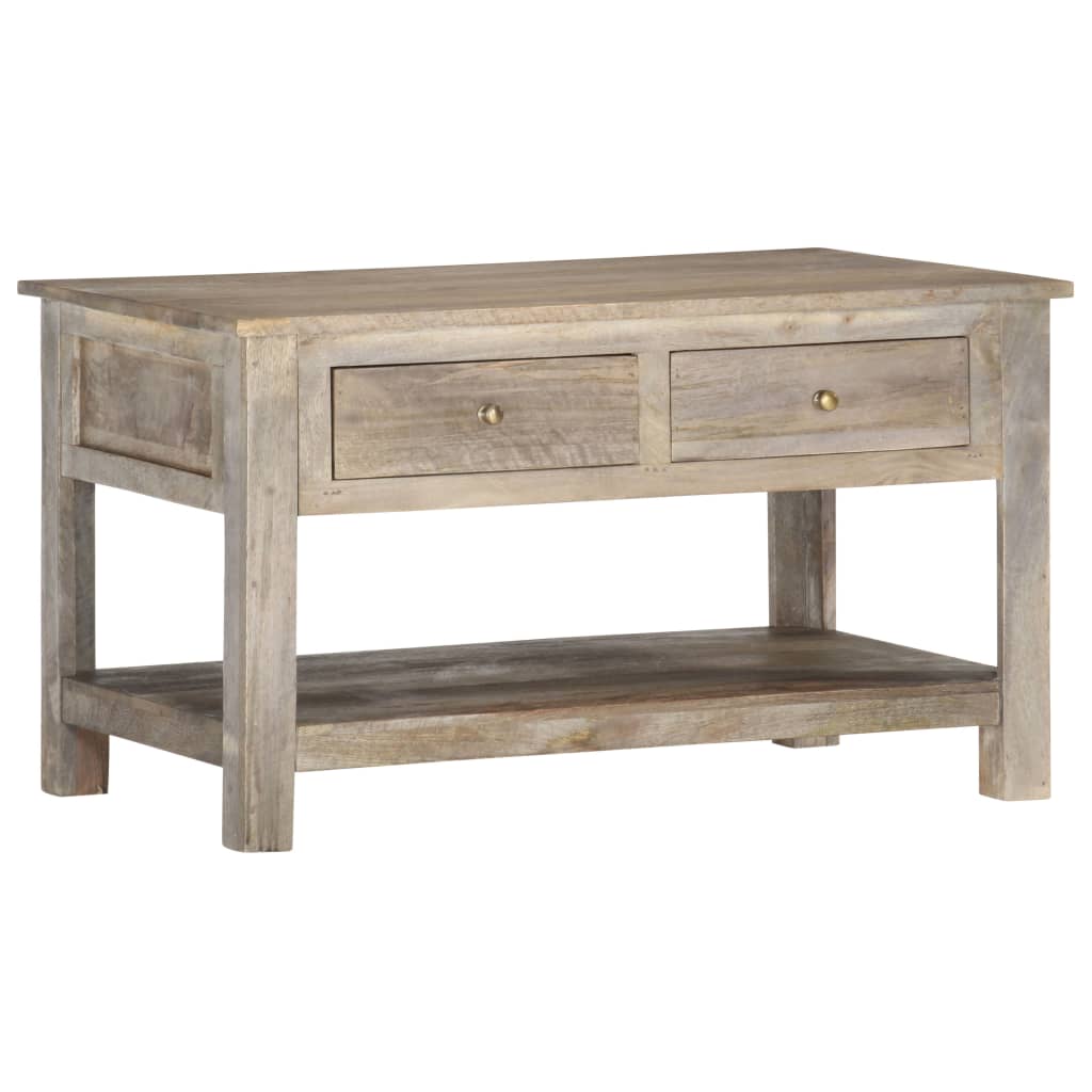 Salontafel 82X52X47 Cm Massief Mangohout