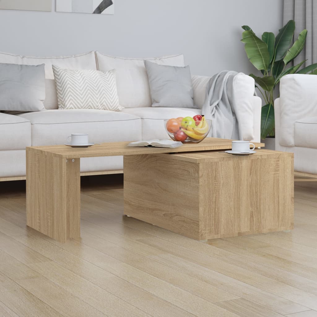 Salontafel 150X50X35 Cm Bewerkt Hout Kleurig