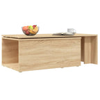 Salontafel 150X50X35 Cm Bewerkt Hout Kleurig