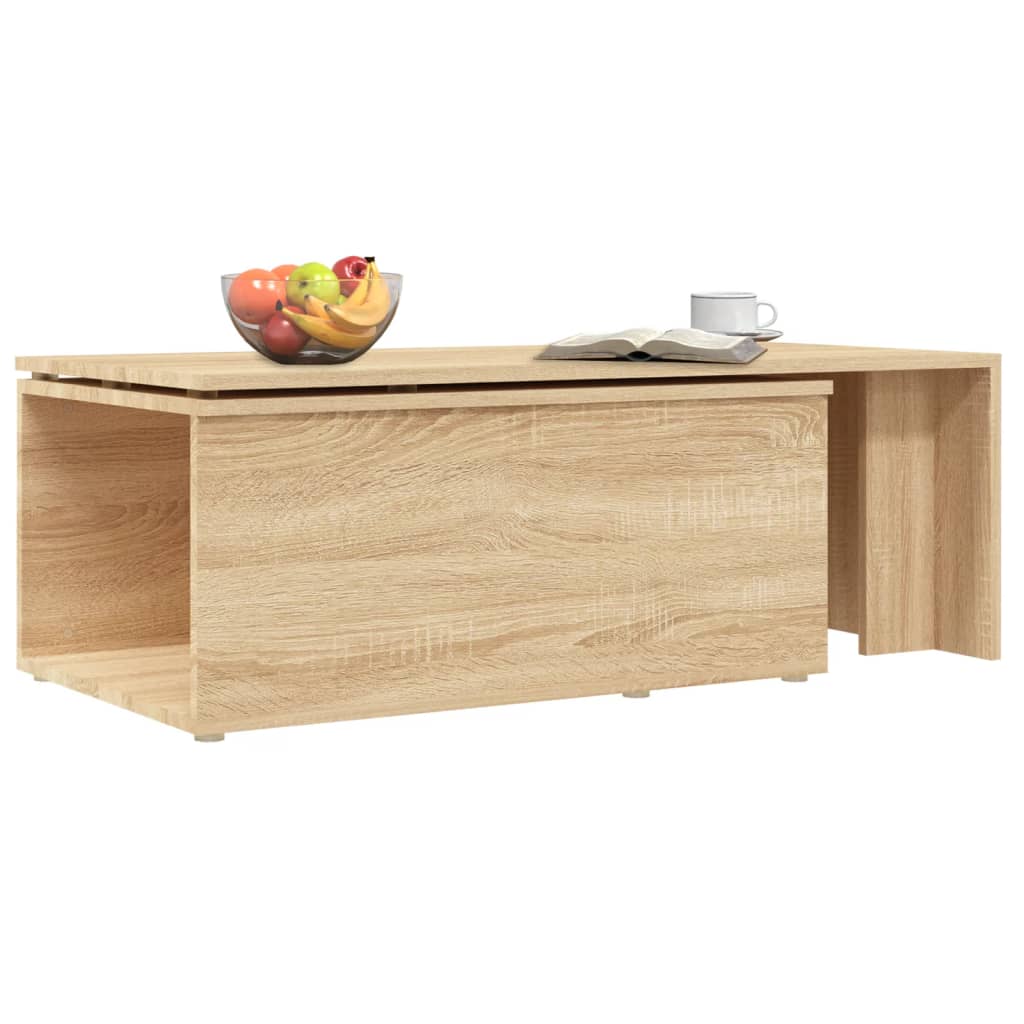 Salontafel 150X50X35 Cm Bewerkt Hout Kleurig