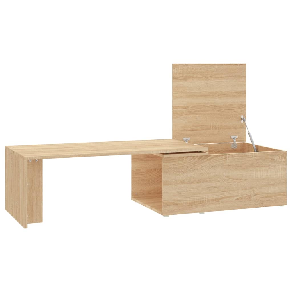 Salontafel 150X50X35 Cm Bewerkt Hout Kleurig