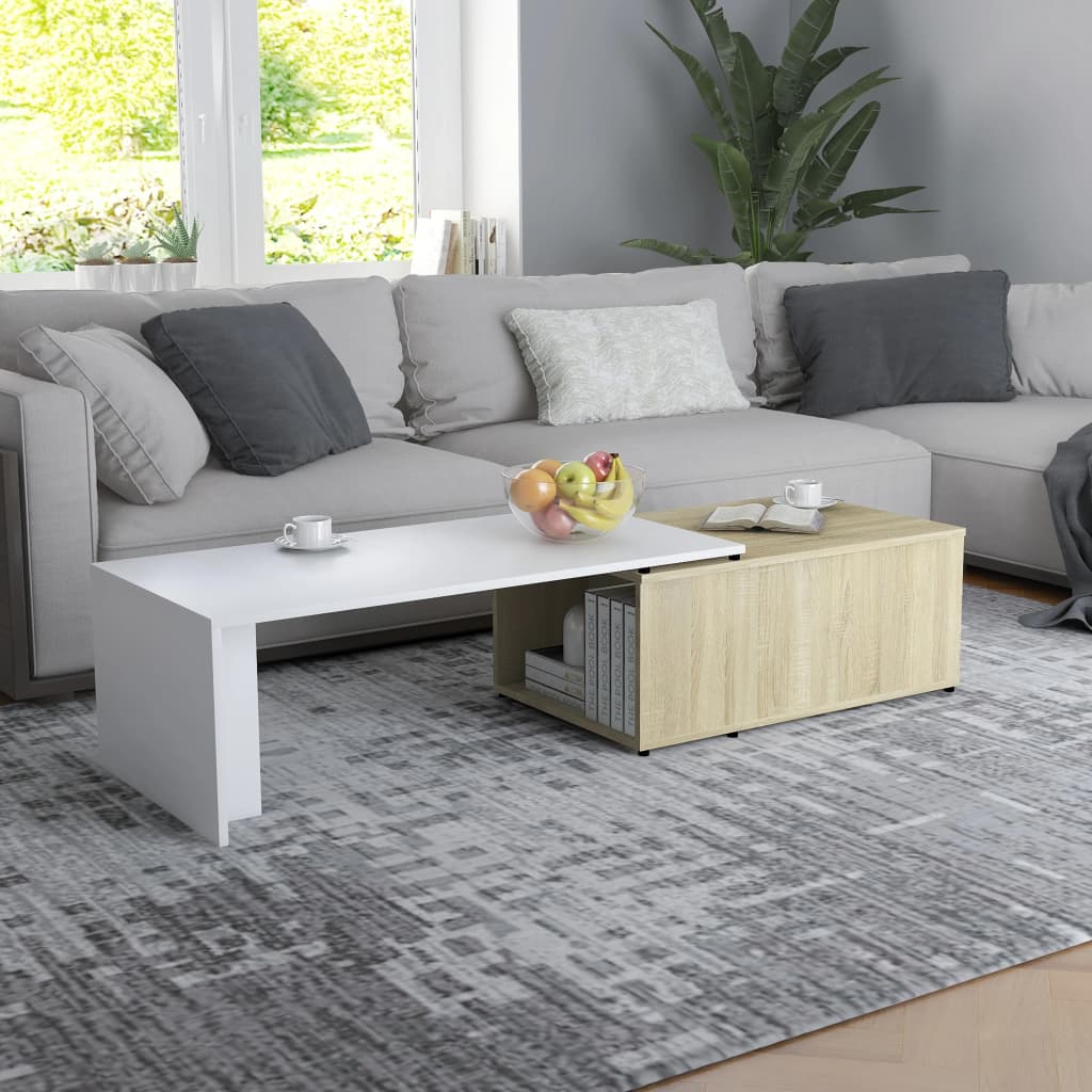 Salontafel 150X50X35 Cm Bewerkt Hout