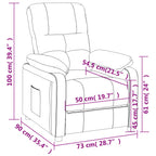 Fauteuil Verstelbaar Stof