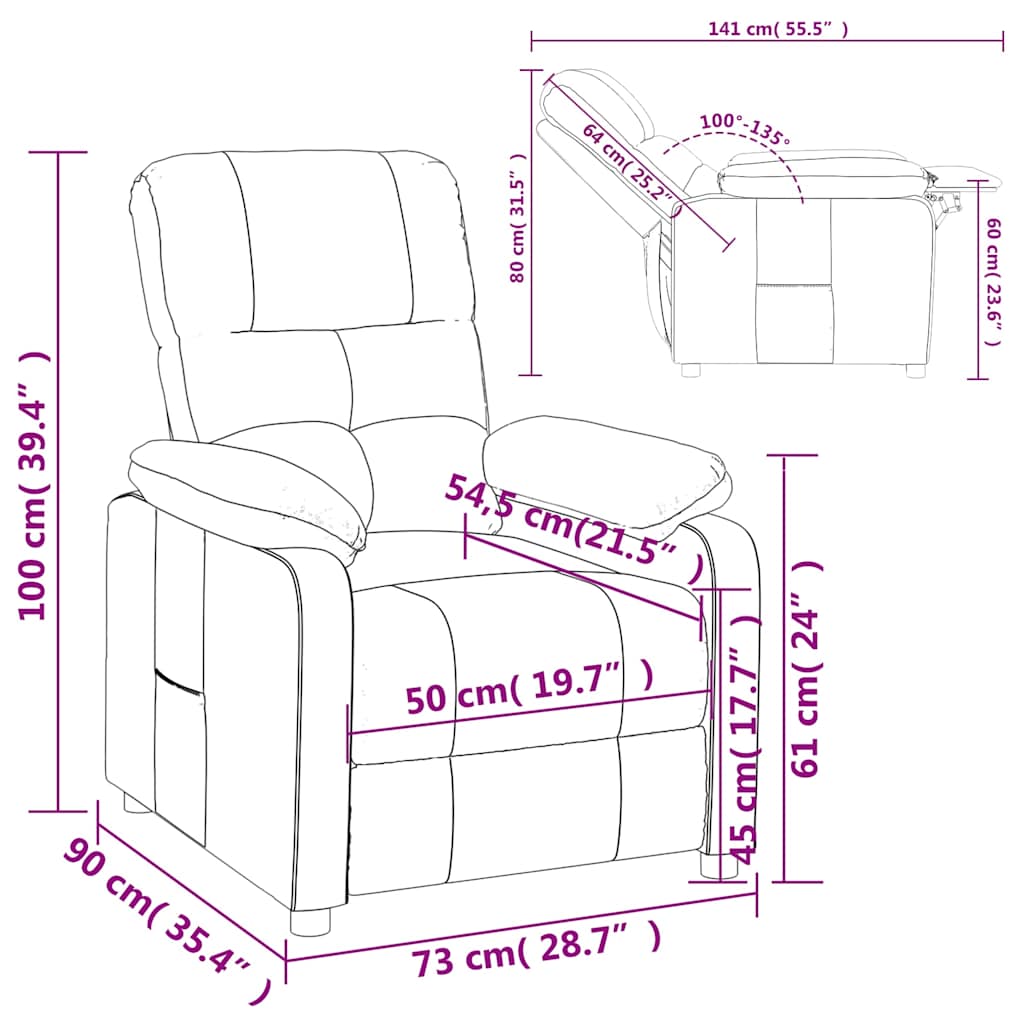 Fauteuil Verstelbaar Stof
