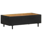 Salontafel 105X50X35 Cm Ruw Mangohout