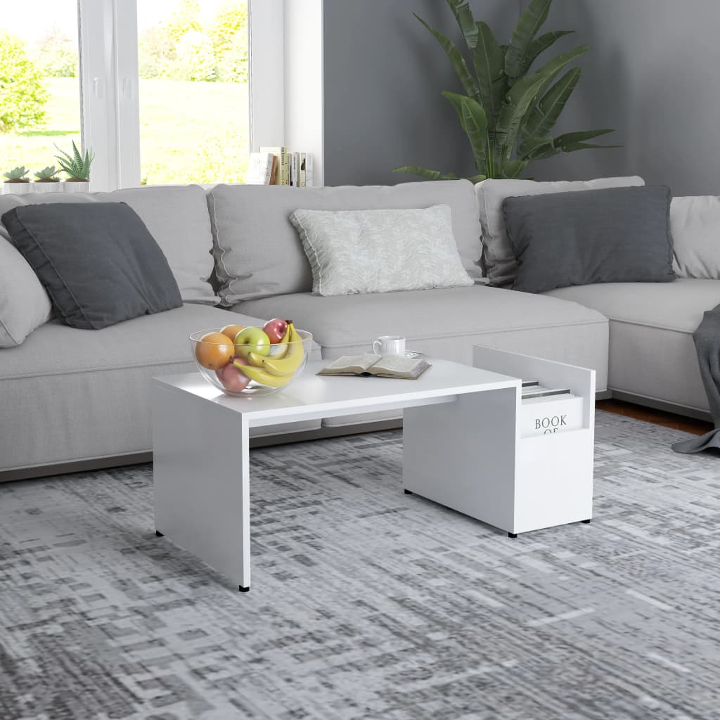 Salontafel 90X45X35 Cm Bewerkt Hout
