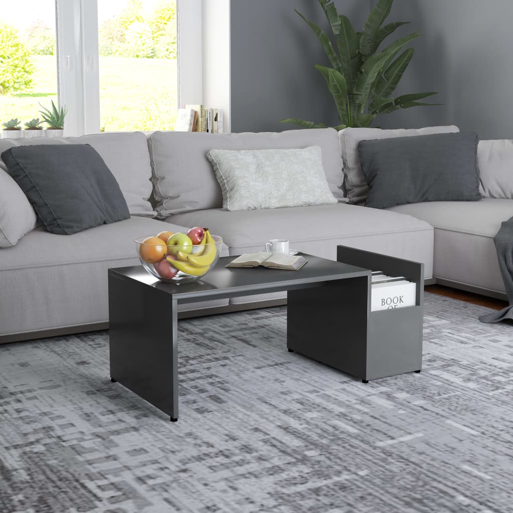 Salontafel 90X45X35 Cm Bewerkt Hout