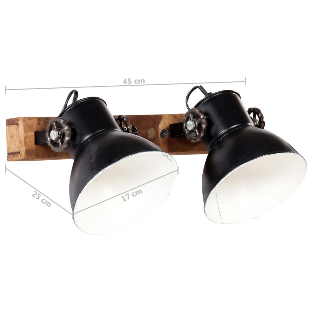 Wandlamp Industrieel E27 45X25 Cm