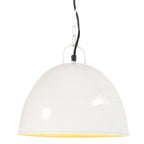 Hanglamp Industrieel Vintage Rond 25 W E27 31 Cm Wit