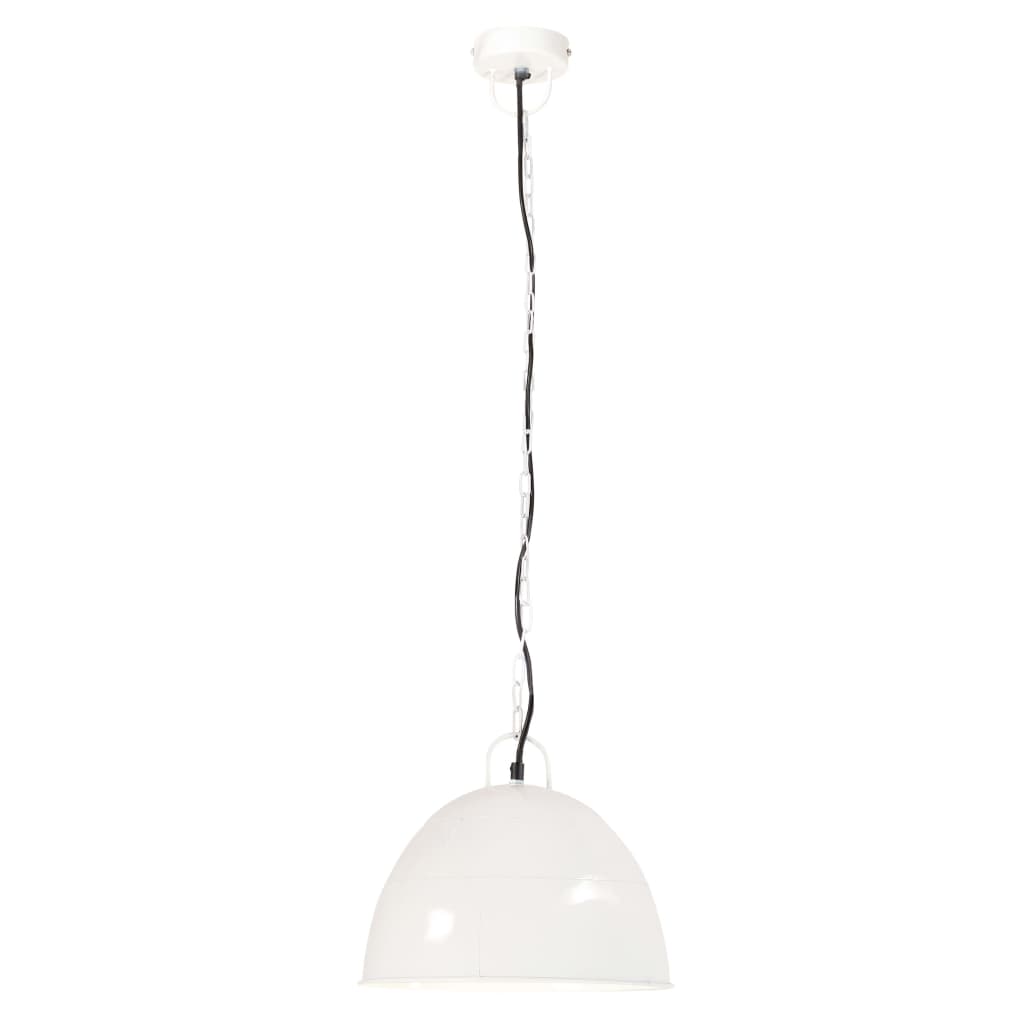 Hanglamp Industrieel Vintage Rond 25 W E27 31 Cm Wit