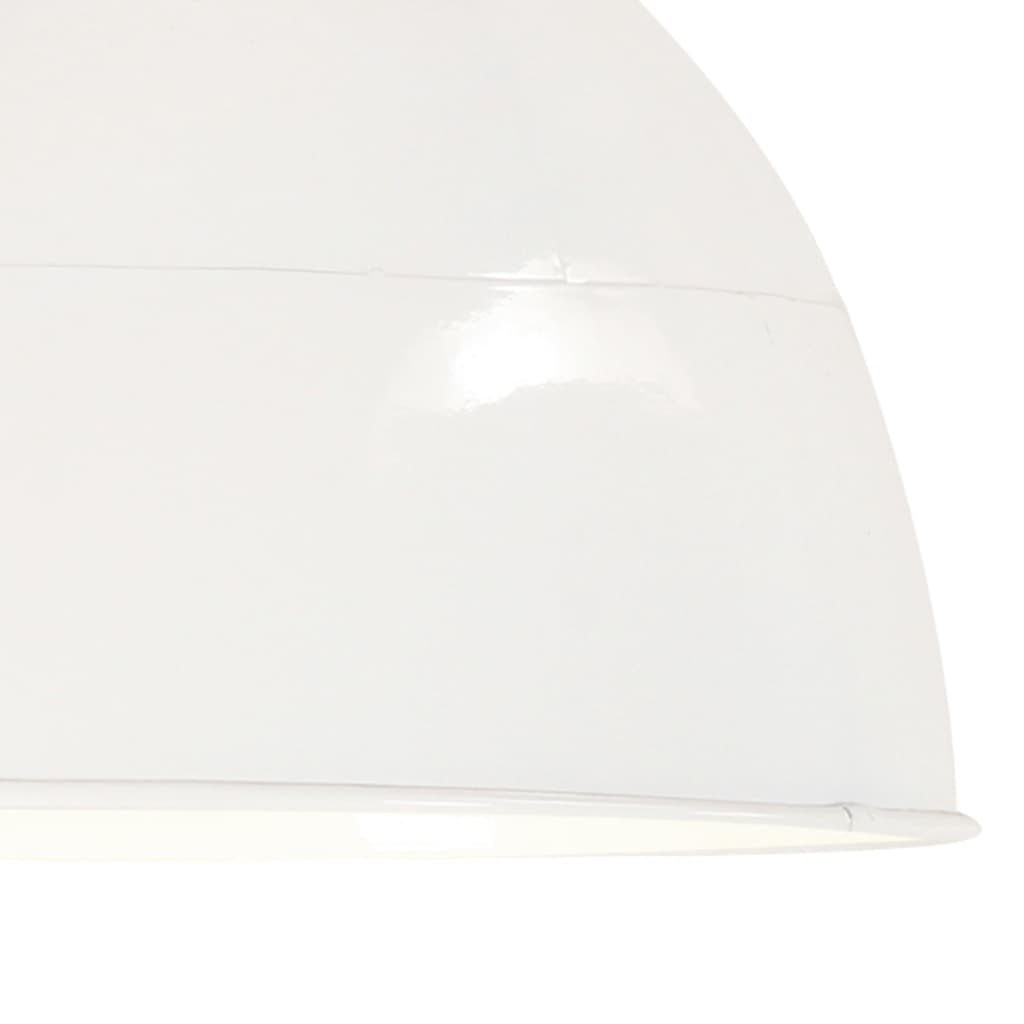 Hanglamp Industrieel Vintage Rond 25 W E27 31 Cm Wit
