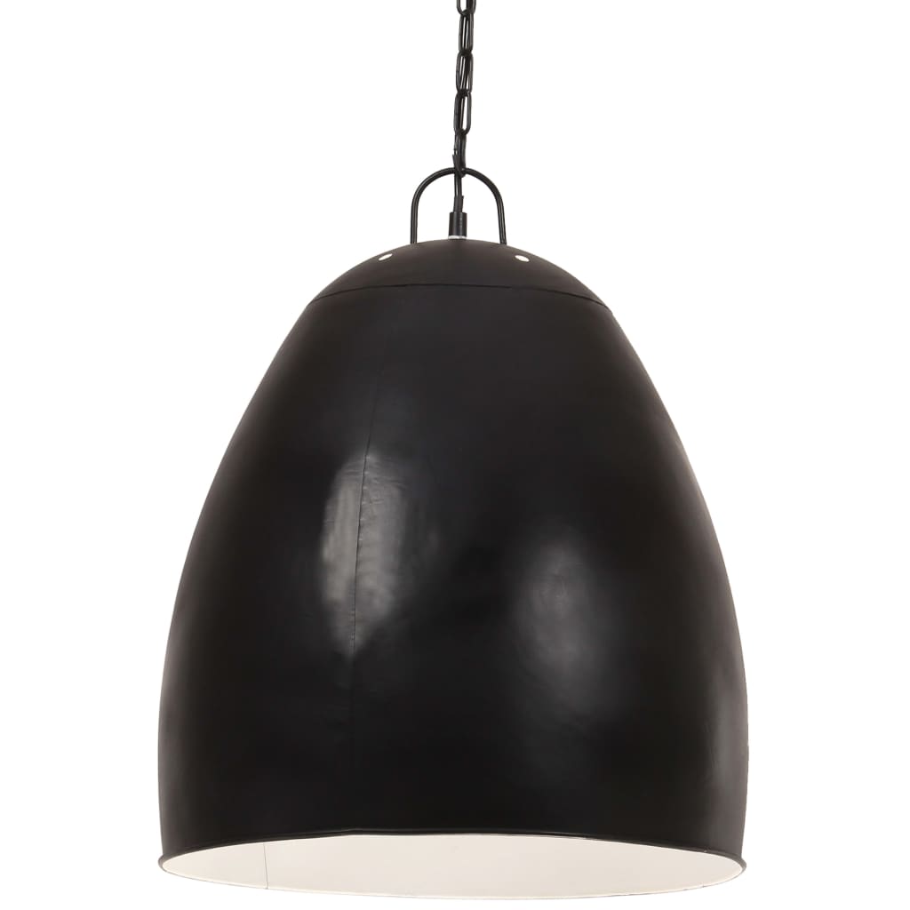 Hanglamp Industrieel Rond 25 W E27 32 Cm Zwart