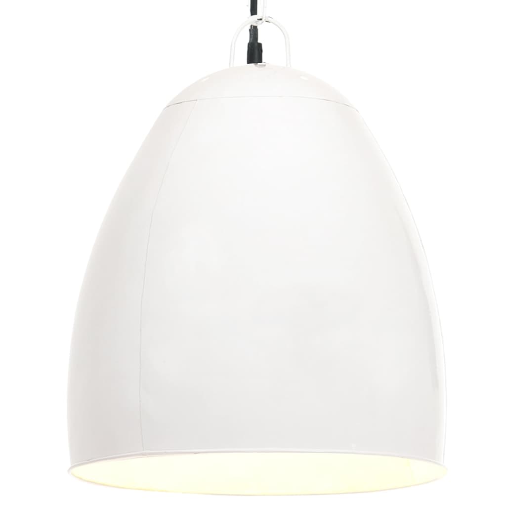 Hanglamp Industrieel Rond 25 W E27 32 Cm Wit