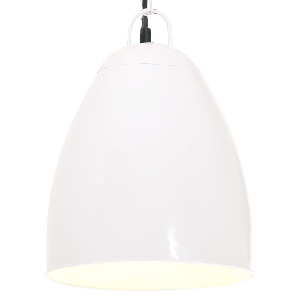 Hanglamp Industrieel Rond 25 W E27 32 Cm Wit