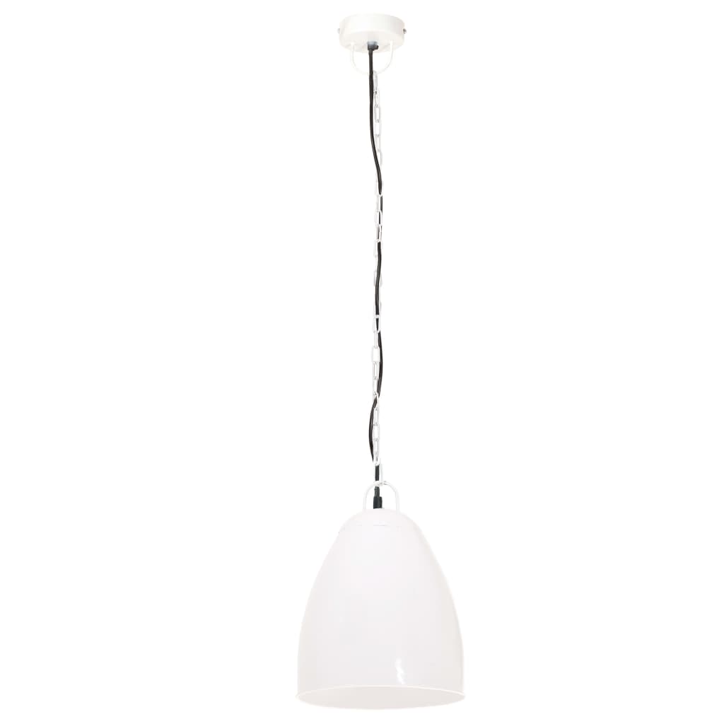 Hanglamp Industrieel Rond 25 W E27 32 Cm Wit