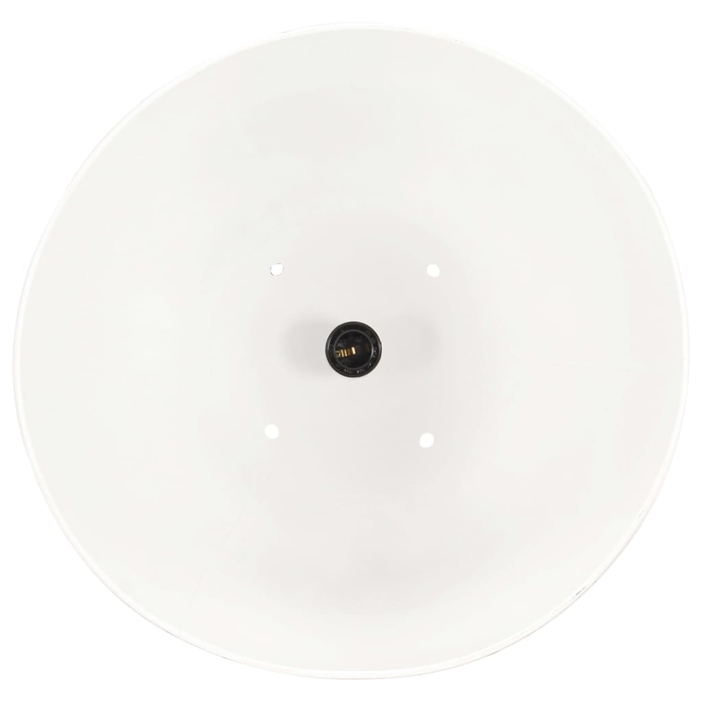 Hanglamp Industrieel Rond 25 W E27 32 Cm Wit