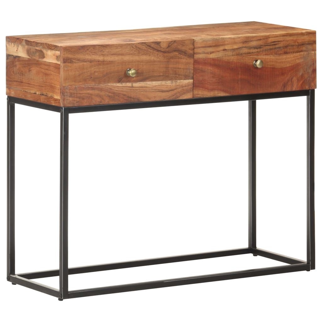 Wandtafel 90X35X75 Cm Ruw Acaciahout