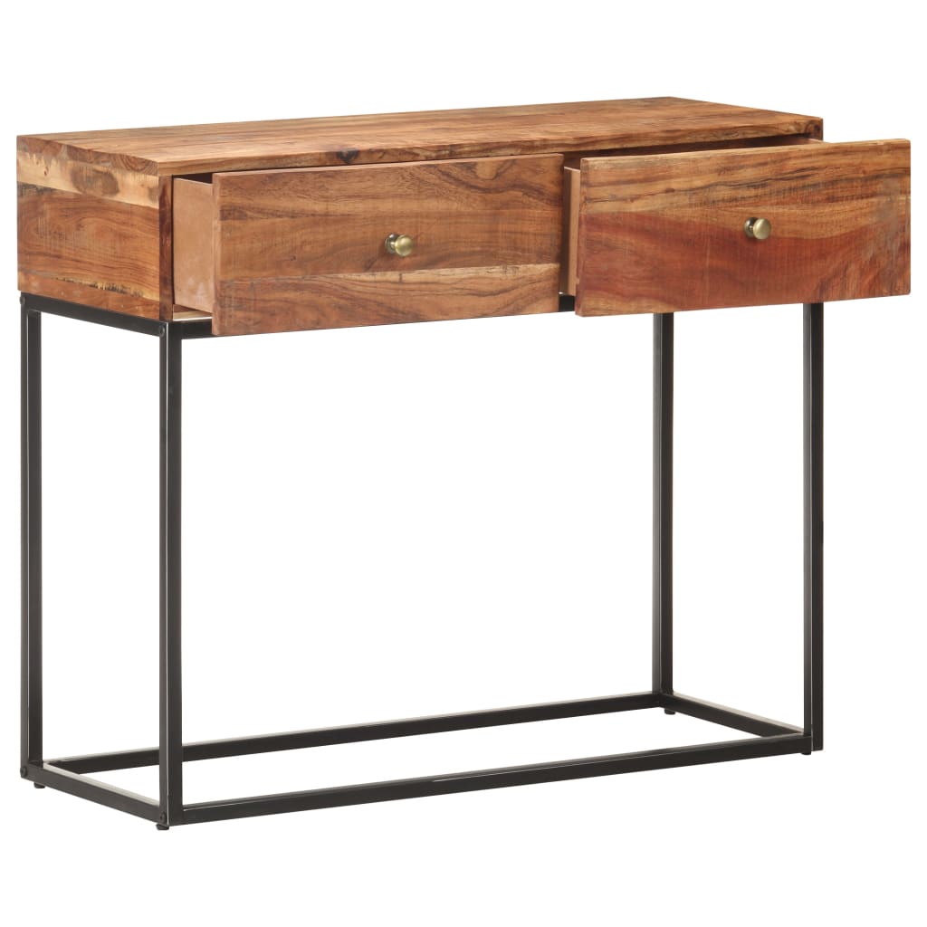 Wandtafel 90X35X75 Cm Ruw Acaciahout