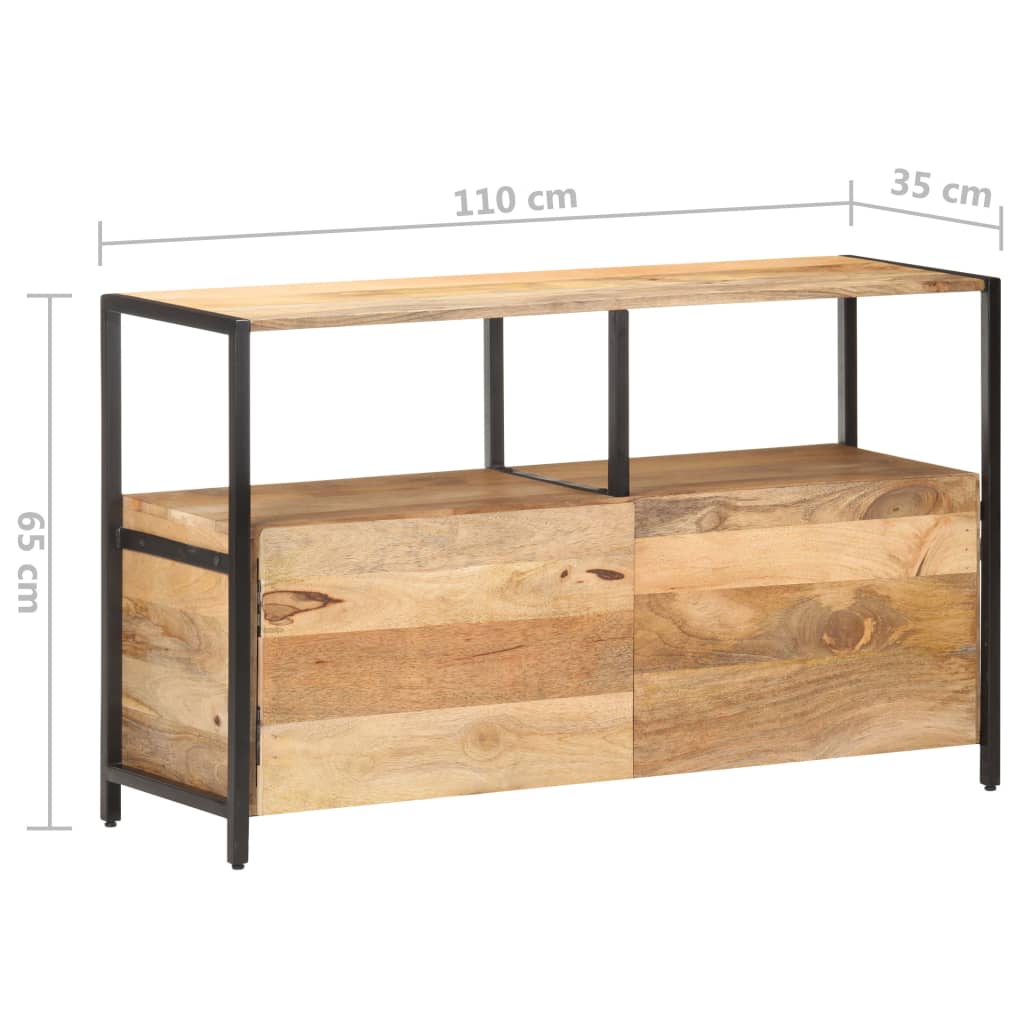 Dressoir 110X35X65 Cm Massief Mangohout