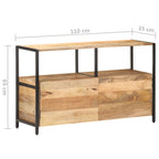 Dressoir 110X35X65 Cm Massief Mangohout