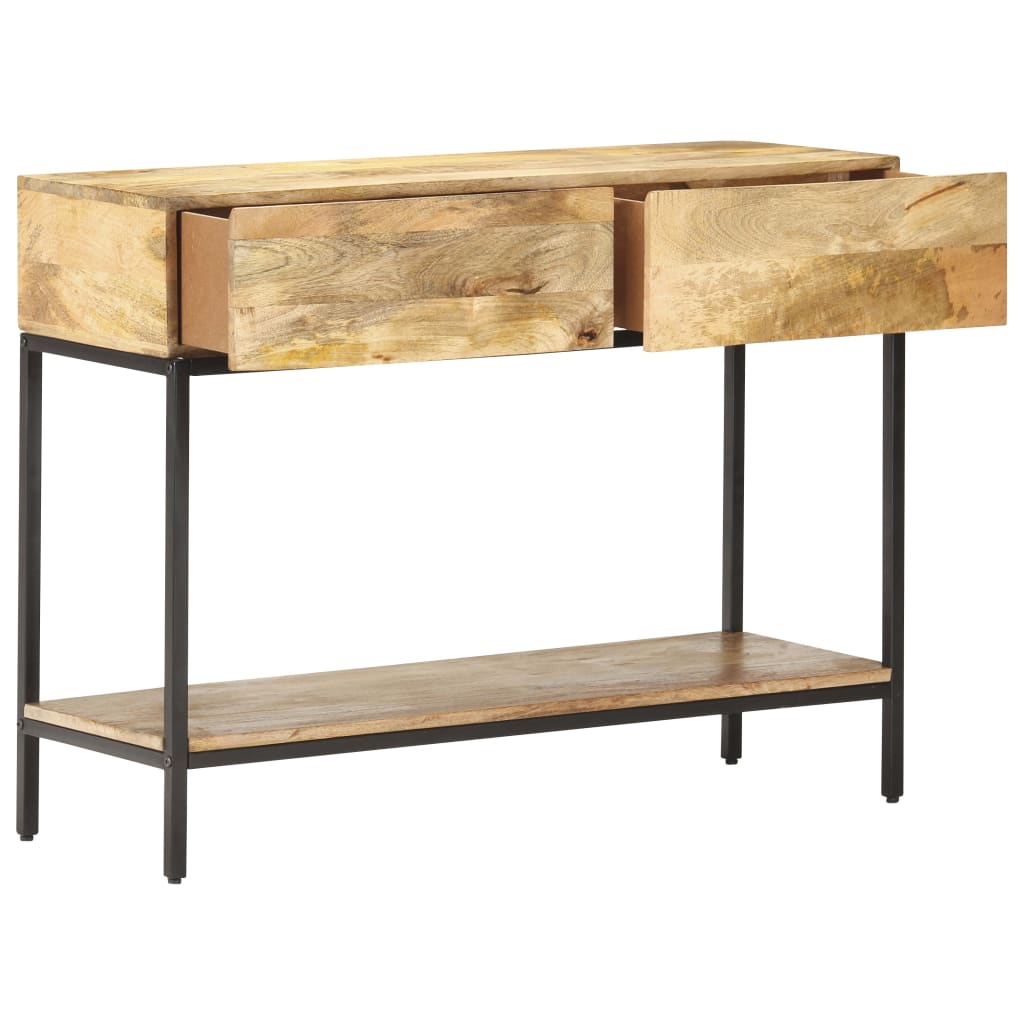 Wandtafel 100X35X76 Cm Massief Mangohout
