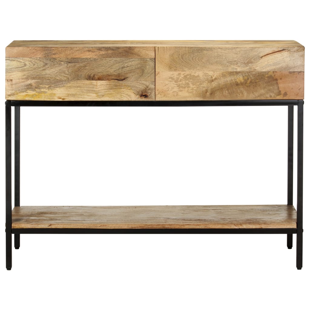 Wandtafel 100X35X76 Cm Massief Mangohout