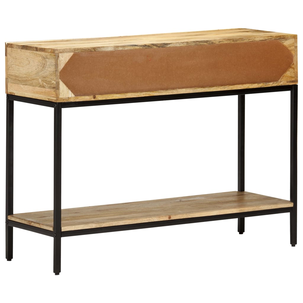 Wandtafel 100X35X76 Cm Massief Mangohout