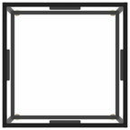 Salontafel Met Gehard Glas Zwart