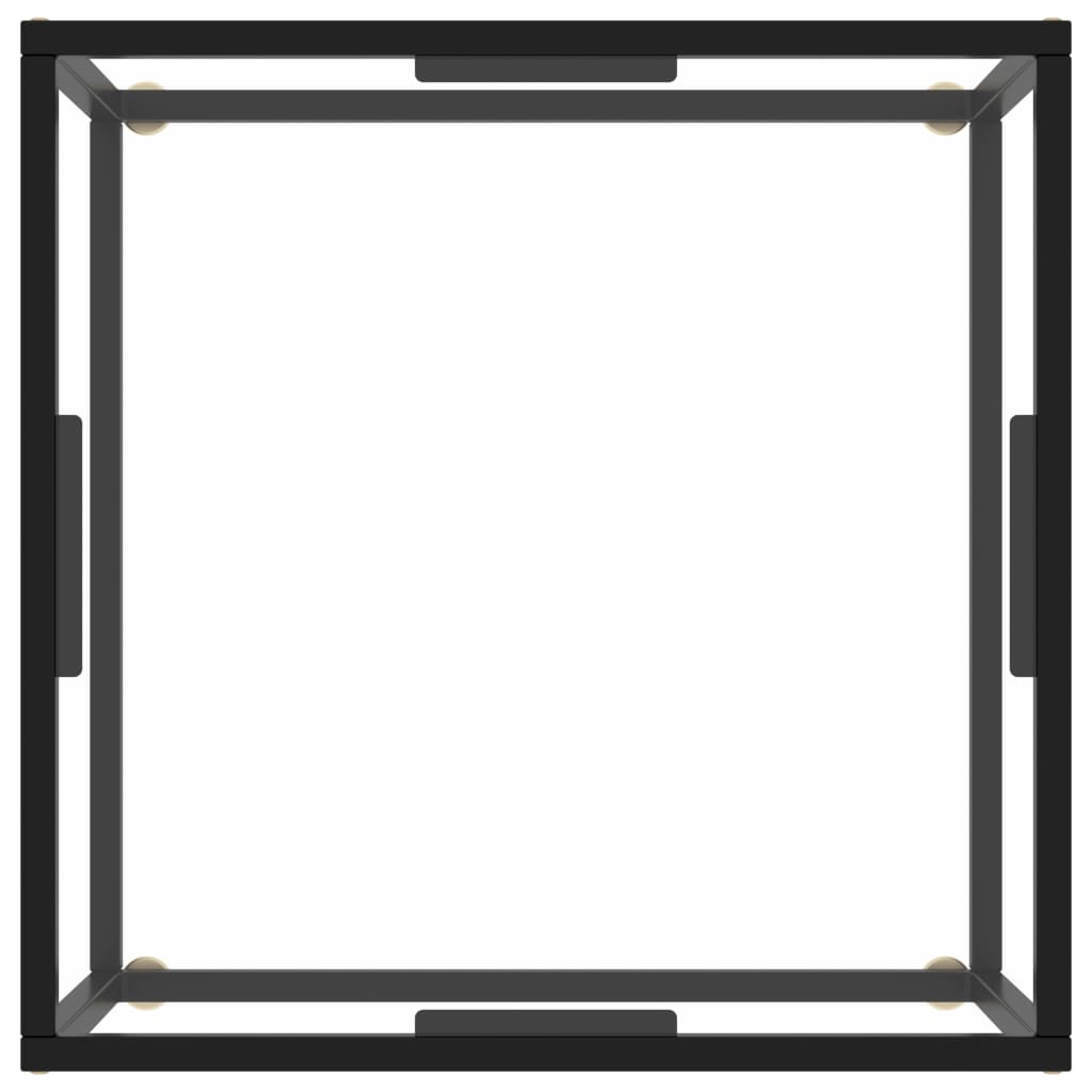 Salontafel Met Gehard Glas Zwart