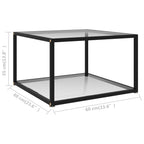 Salontafel Gehard Glas Transparant