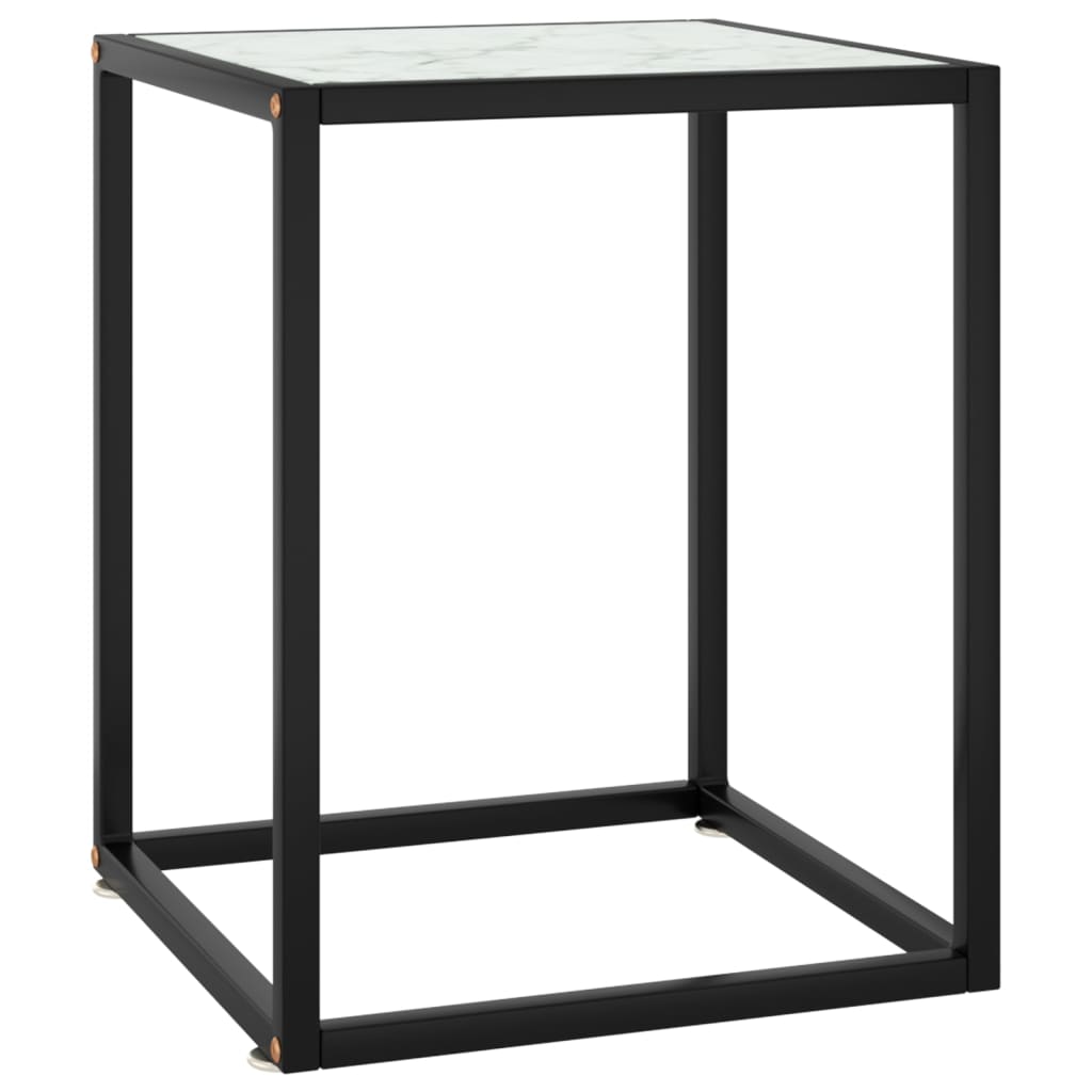Salontafel Met Gehard Glas Zwart