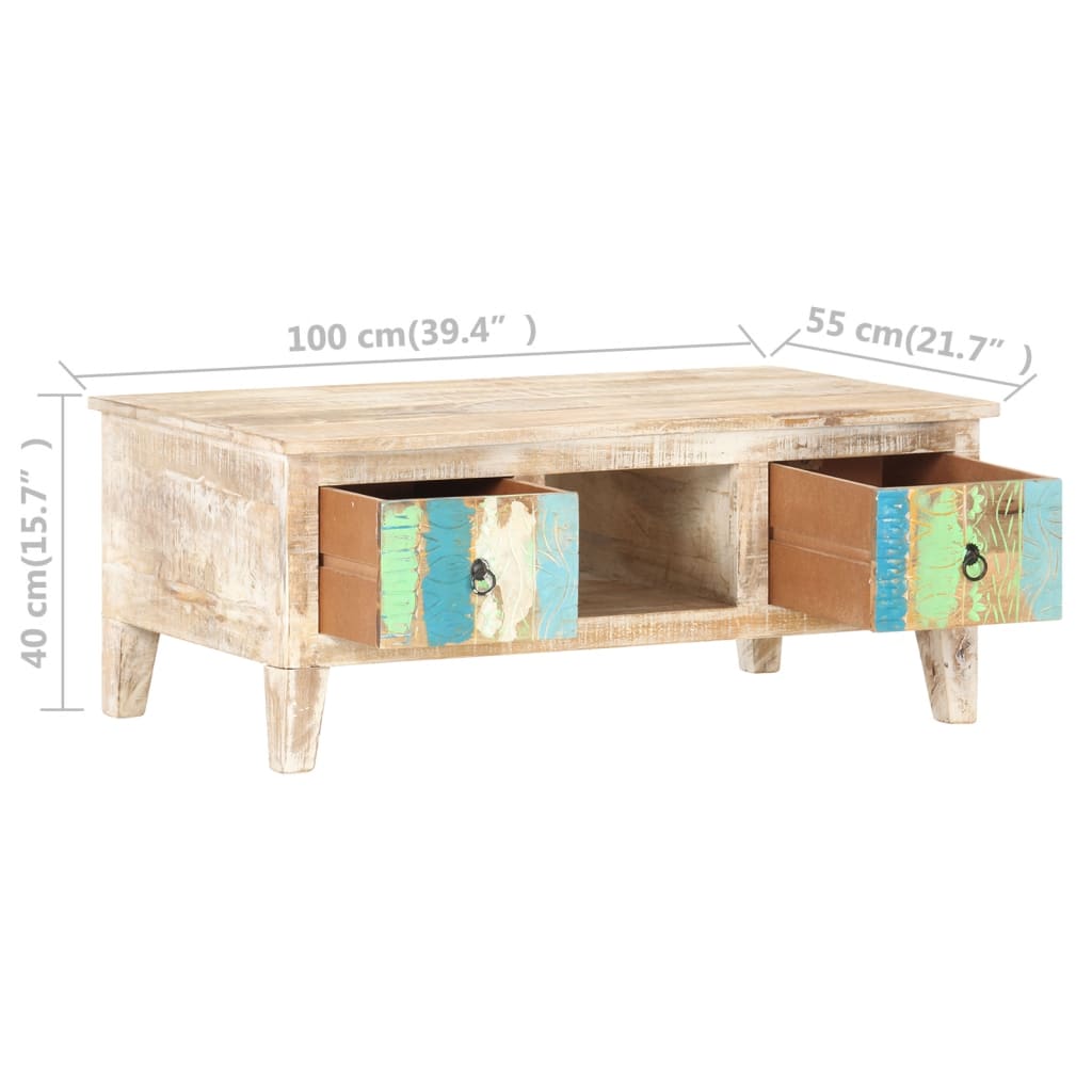Salontafel 100X55X40 Cm