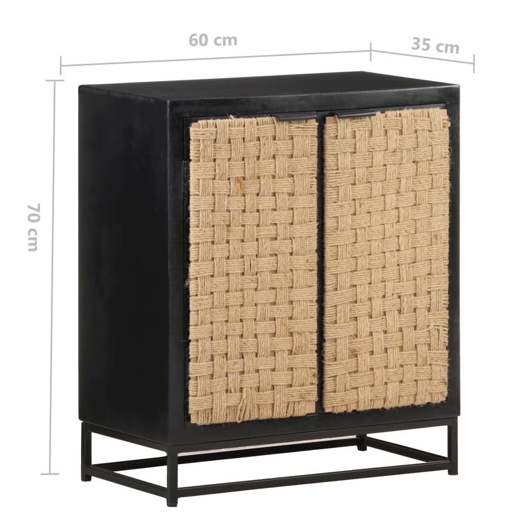 Dressoir 60X35X70 Cm Massief Mangohout Mozaïek