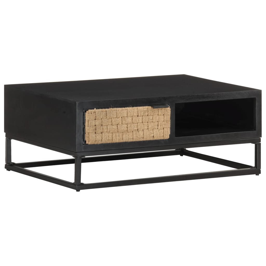 Salontafel 90X60X35 Cm Massief Mangohout Mozaïek