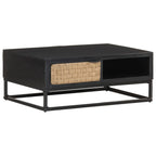 Salontafel 90X60X35 Cm Massief Mangohout Mozaïek