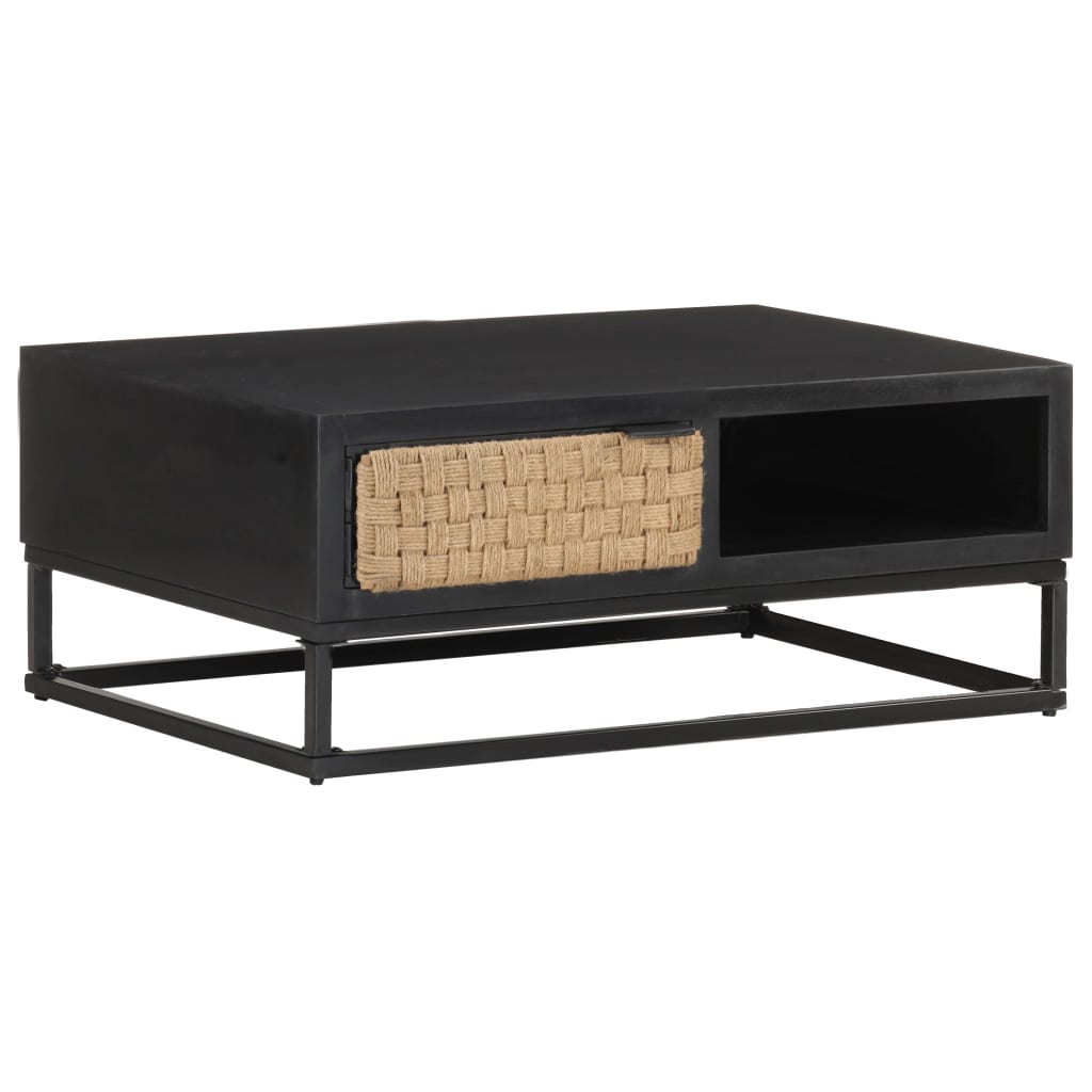Salontafel 90X60X35 Cm Massief Mangohout Mozaïek