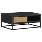 Salontafel 90X60X35 Cm Massief Mangohout Mozaïek