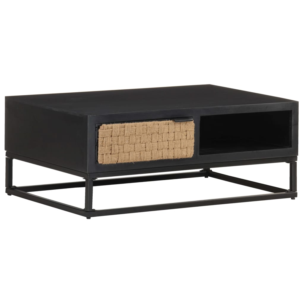 Salontafel 90X60X35 Cm Massief Mangohout Mozaïek