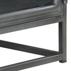 Salontafel 90X50X35 Cm Massief Acaciahout Grijs Mozaïek