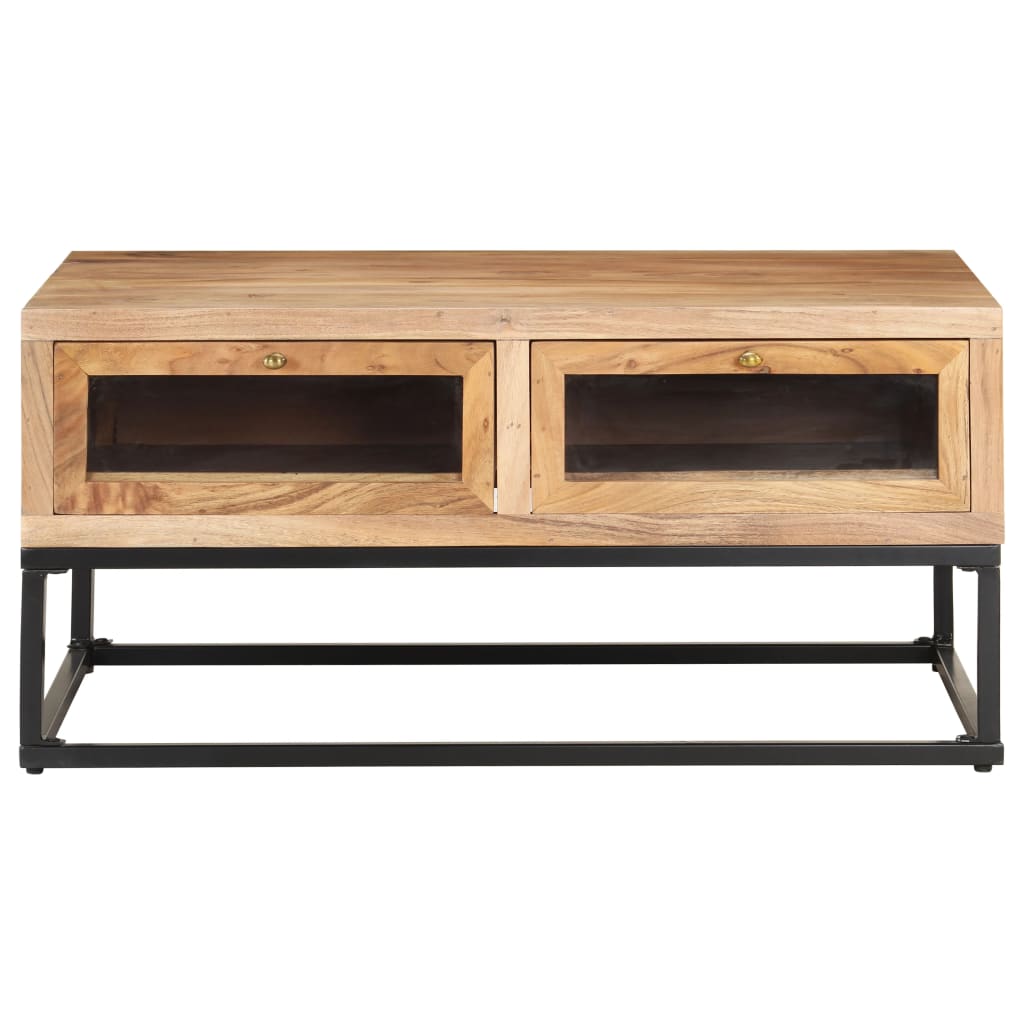 Salontafel 90X60X40 Cm Massief Acaciahout Mozaïek