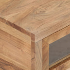Salontafel 90X60X40 Cm Massief Acaciahout Mozaïek