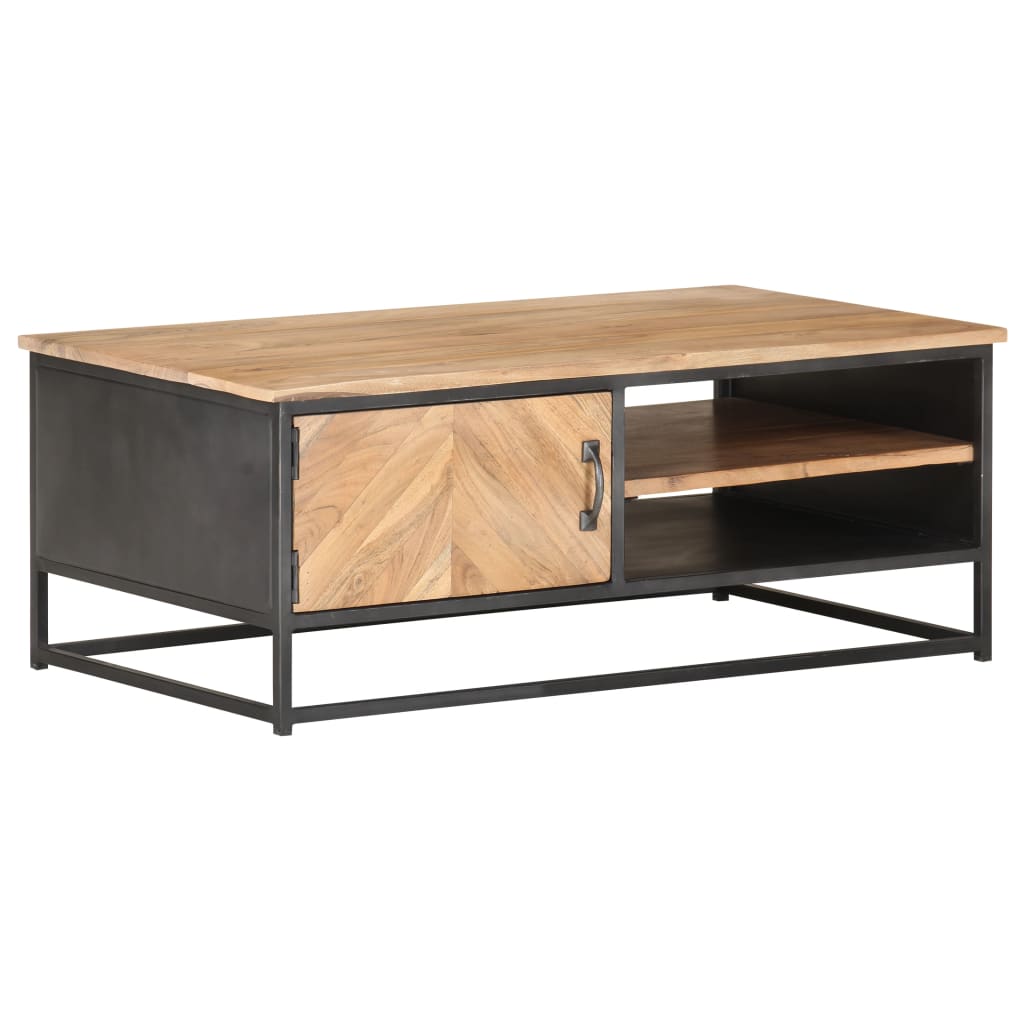 Salontafel 90X50X35 Cm Massief Acaciahout Mozaïek
